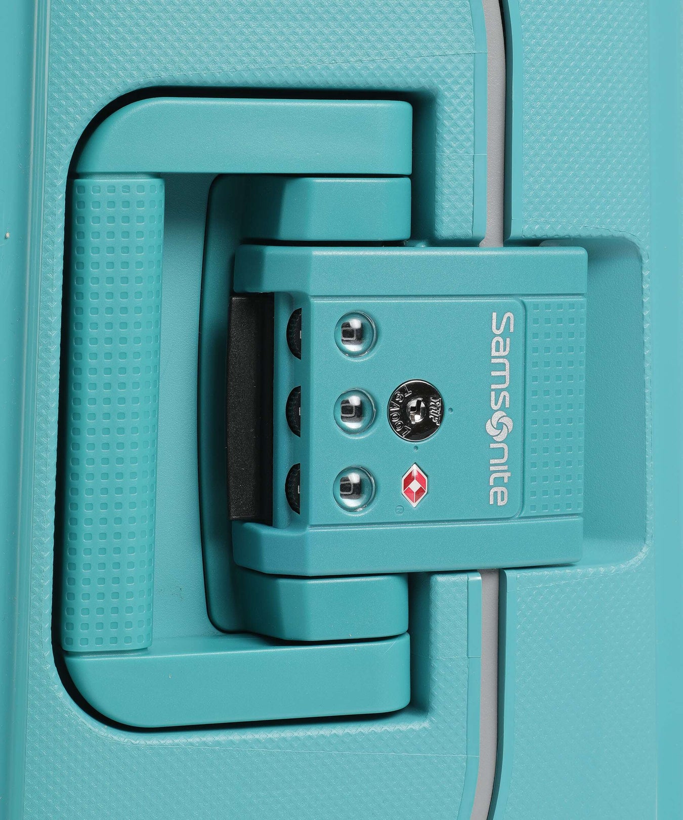 Samsonite S'Cure Spinner (4 wheels) aqua blue