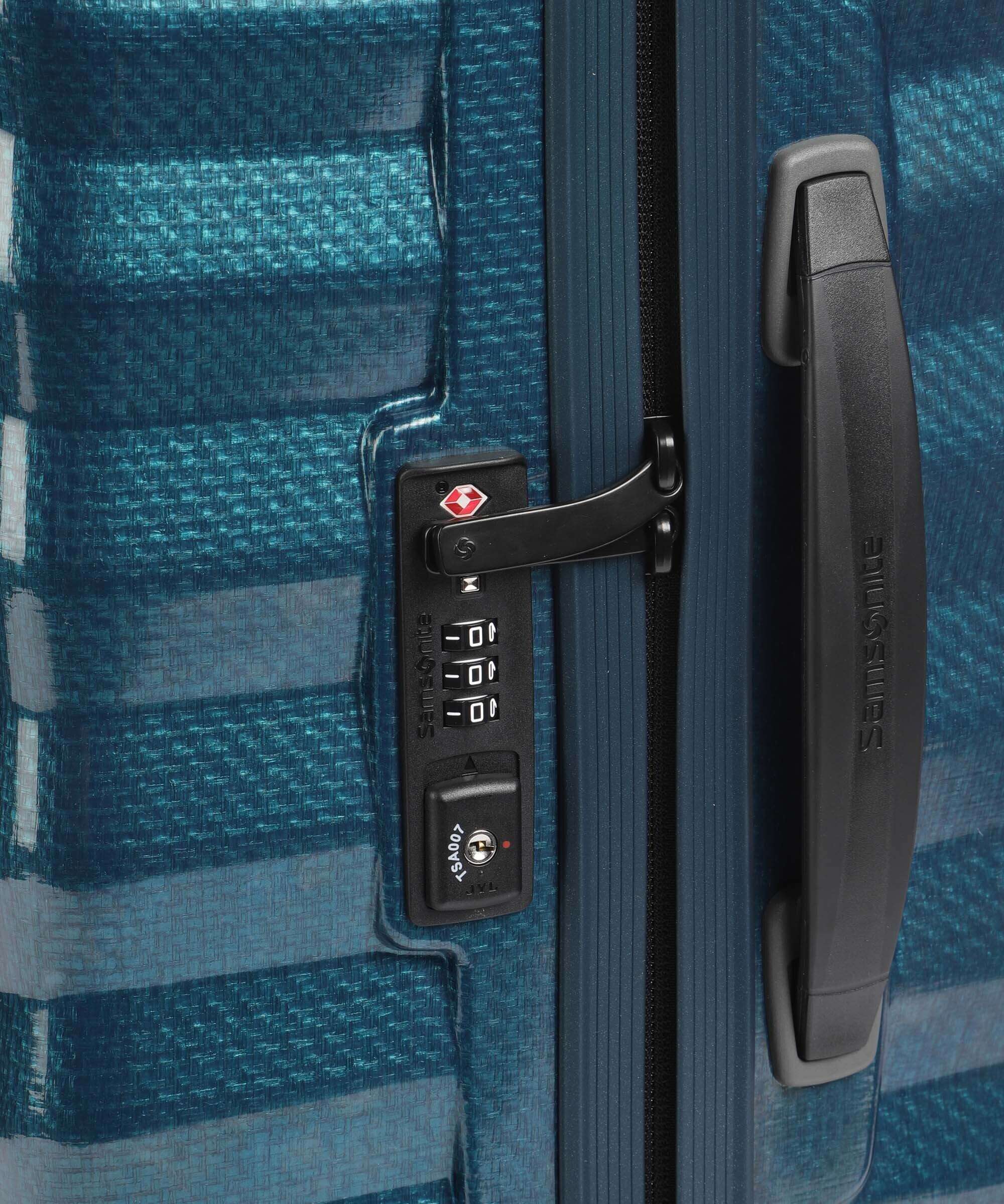 Samsonite Lite Shock Spinner (4 wheels) petrol blue