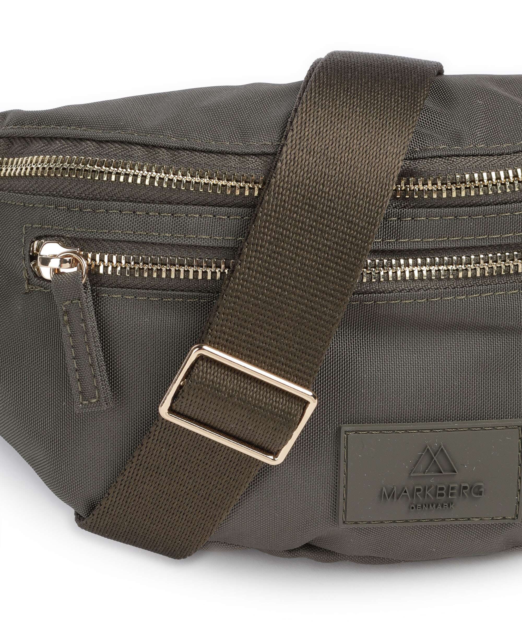 Markberg Cargo Belt bag dark olive/gold