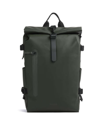 Rains Large Rolltop ruksak green