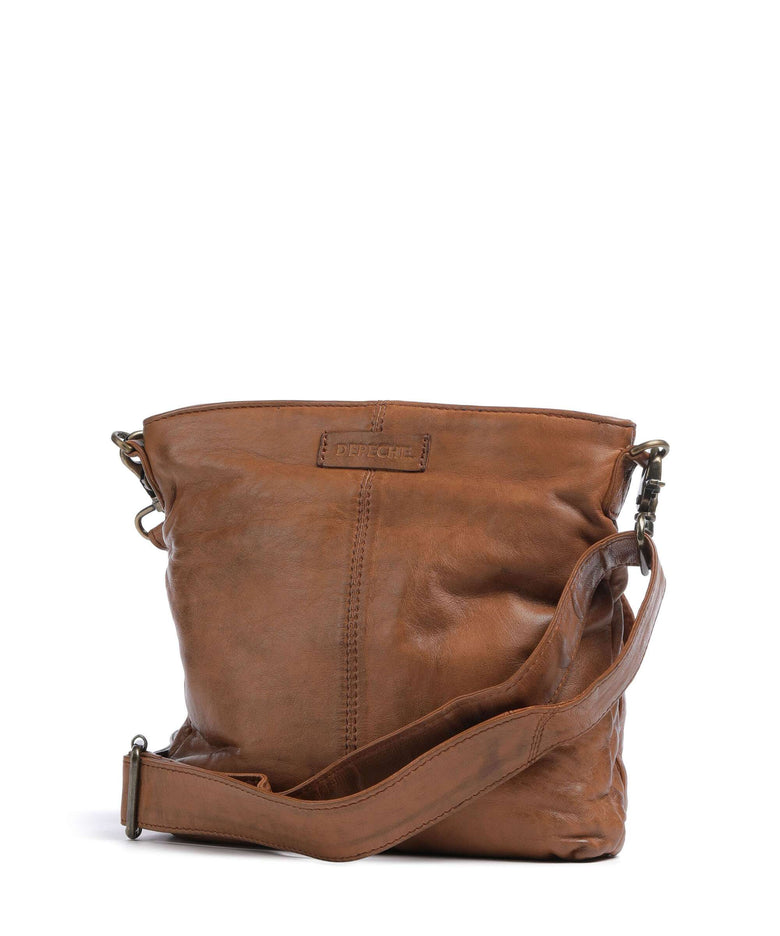 Depeche Power Field Shoulder bag cognac