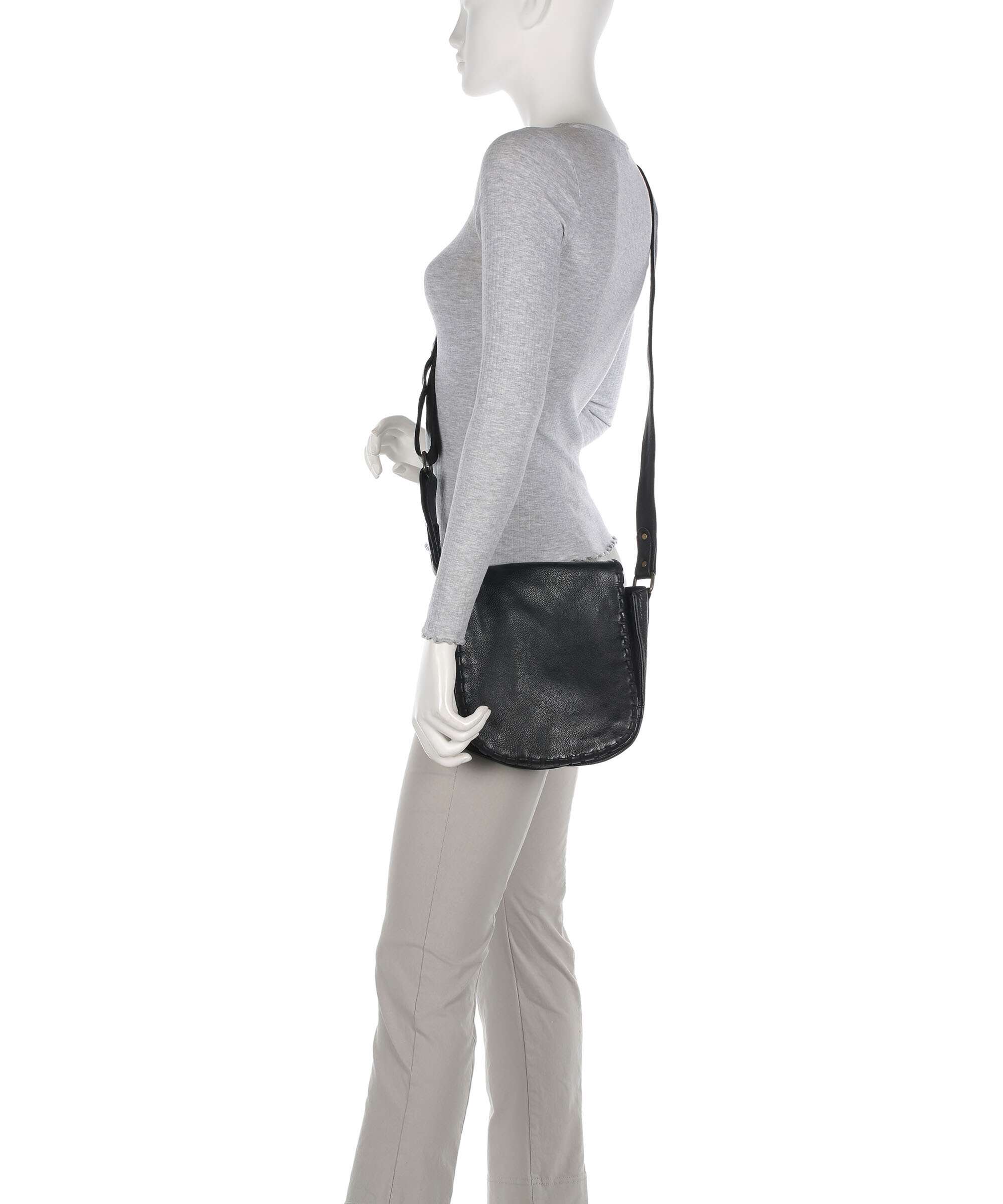 Depeche Tailors Stitch Crossbody bag black