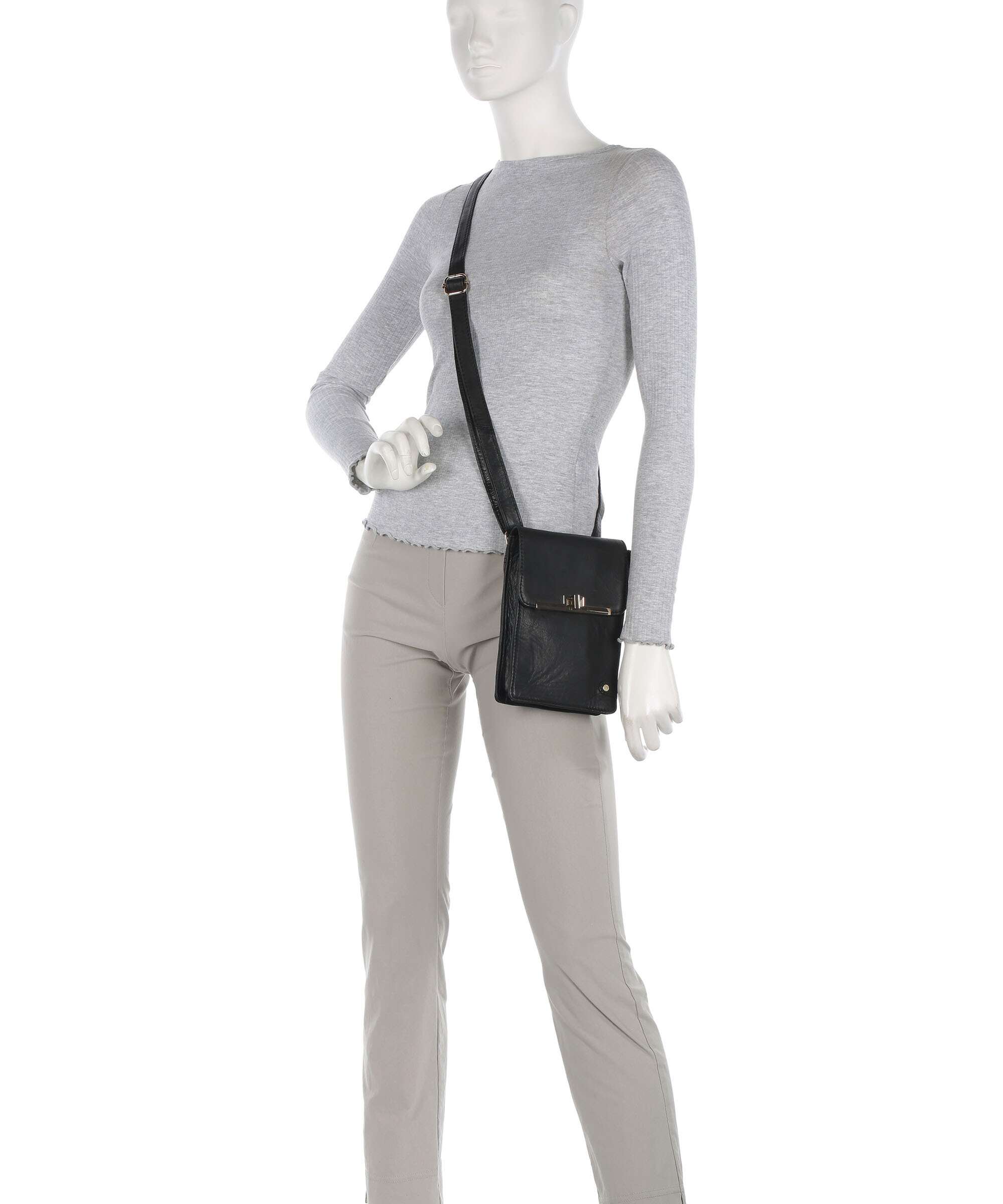Depeche Golden Chic Phone bag black