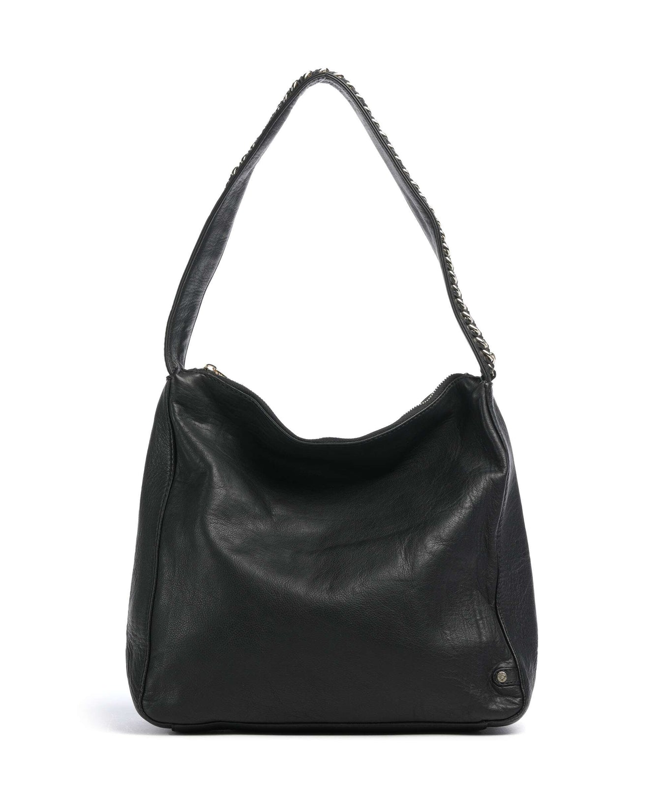 Depeche Gold Casino Hobo bag nero