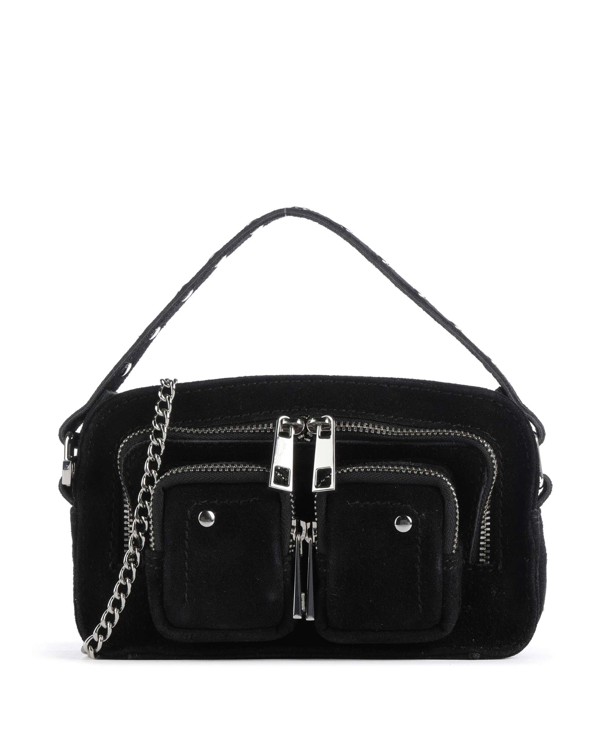 Núnoo Suede Helena Crossbody bag black