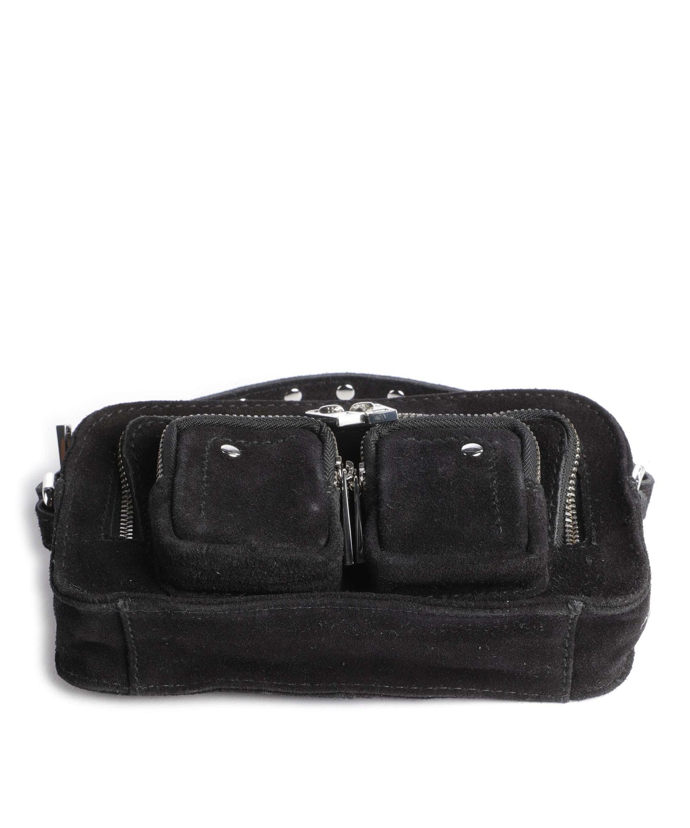 Núnoo Suede Helena Crossbody bag black