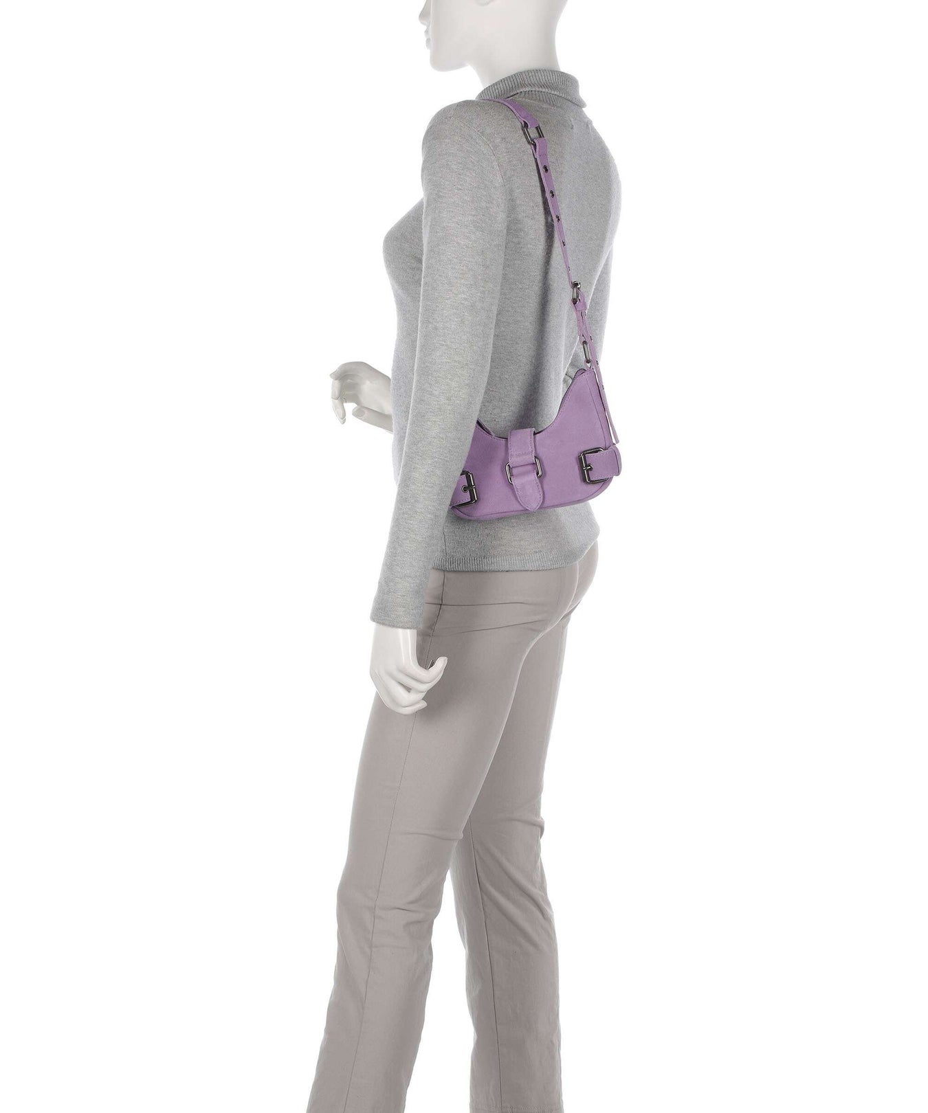 Núnoo Suede Palma Shoulder bag purple