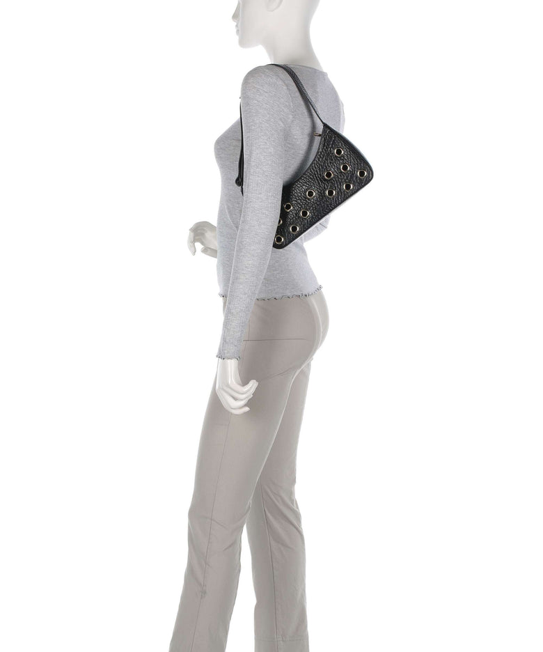 Núnoo New Zealand Apollo 2 Eyelet Shoulder bag black