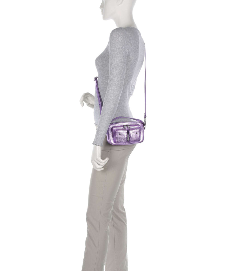 Núnoo Metallic Helena Crossbody bag purple