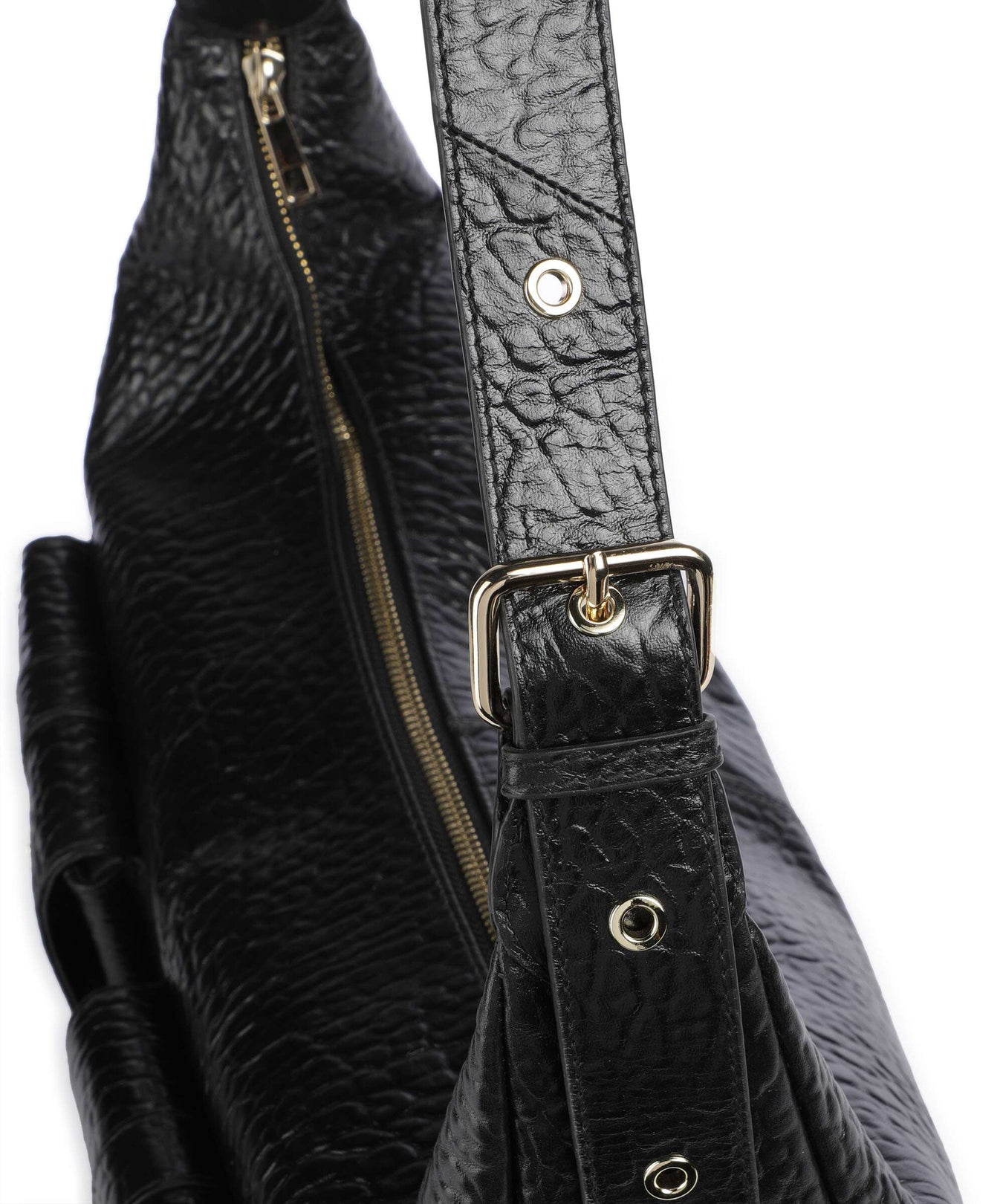 Núnoo New Zealand Stella Pocket Hobo bag black