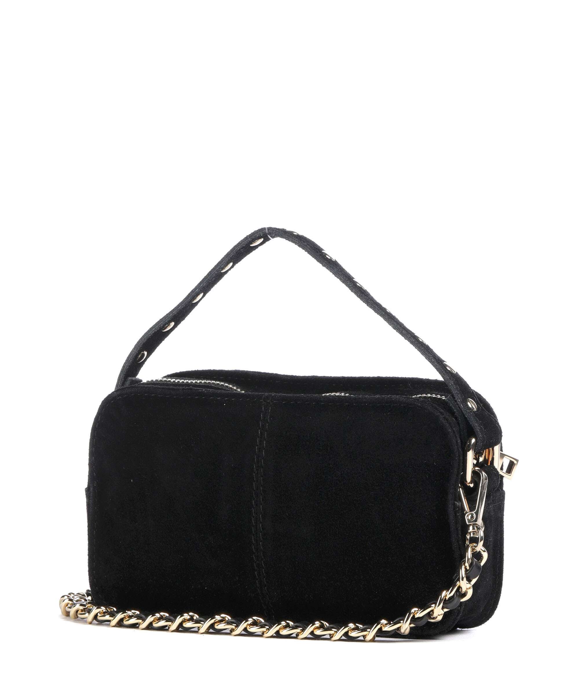 Núnoo Suede Helena Crossbody bag black