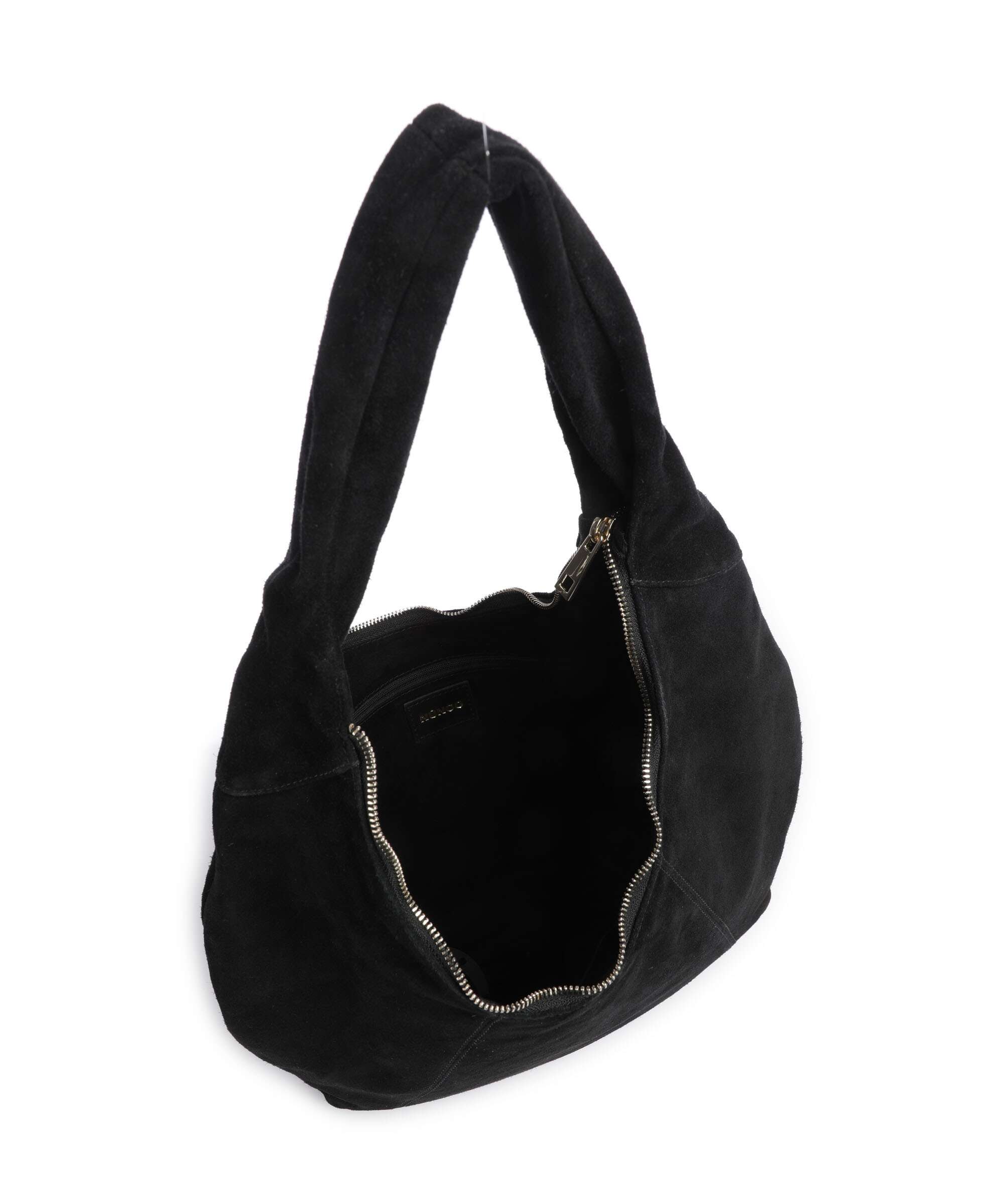 Núnoo Suede Gabi Hobo bag black