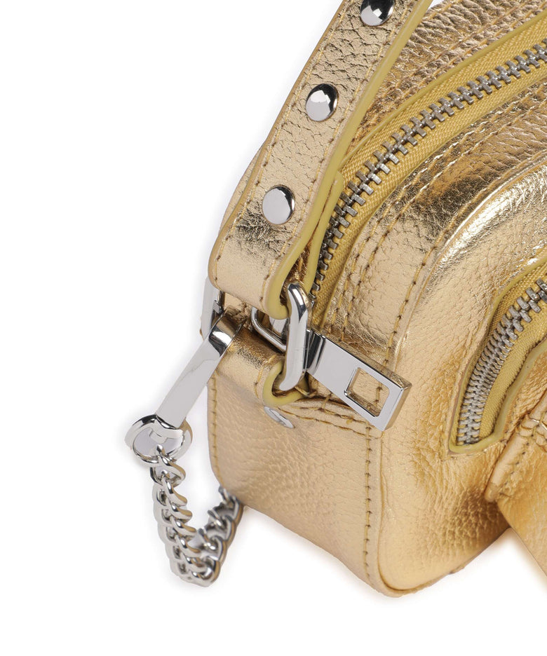 Núnoo Metallic Helena Crossbody bag light gold