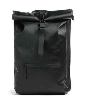 Rains Rolltop ruksak black grain