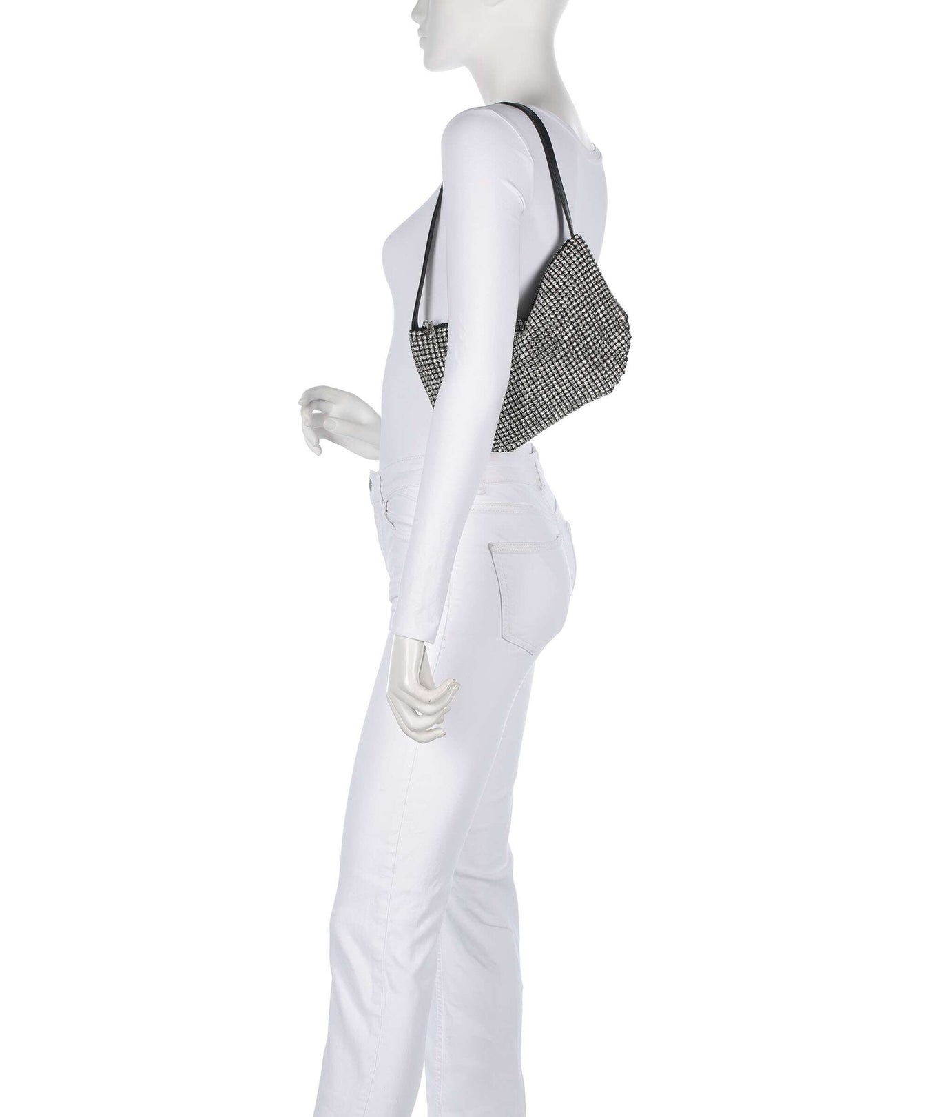 Kazar Party Shoulder bag black/silver