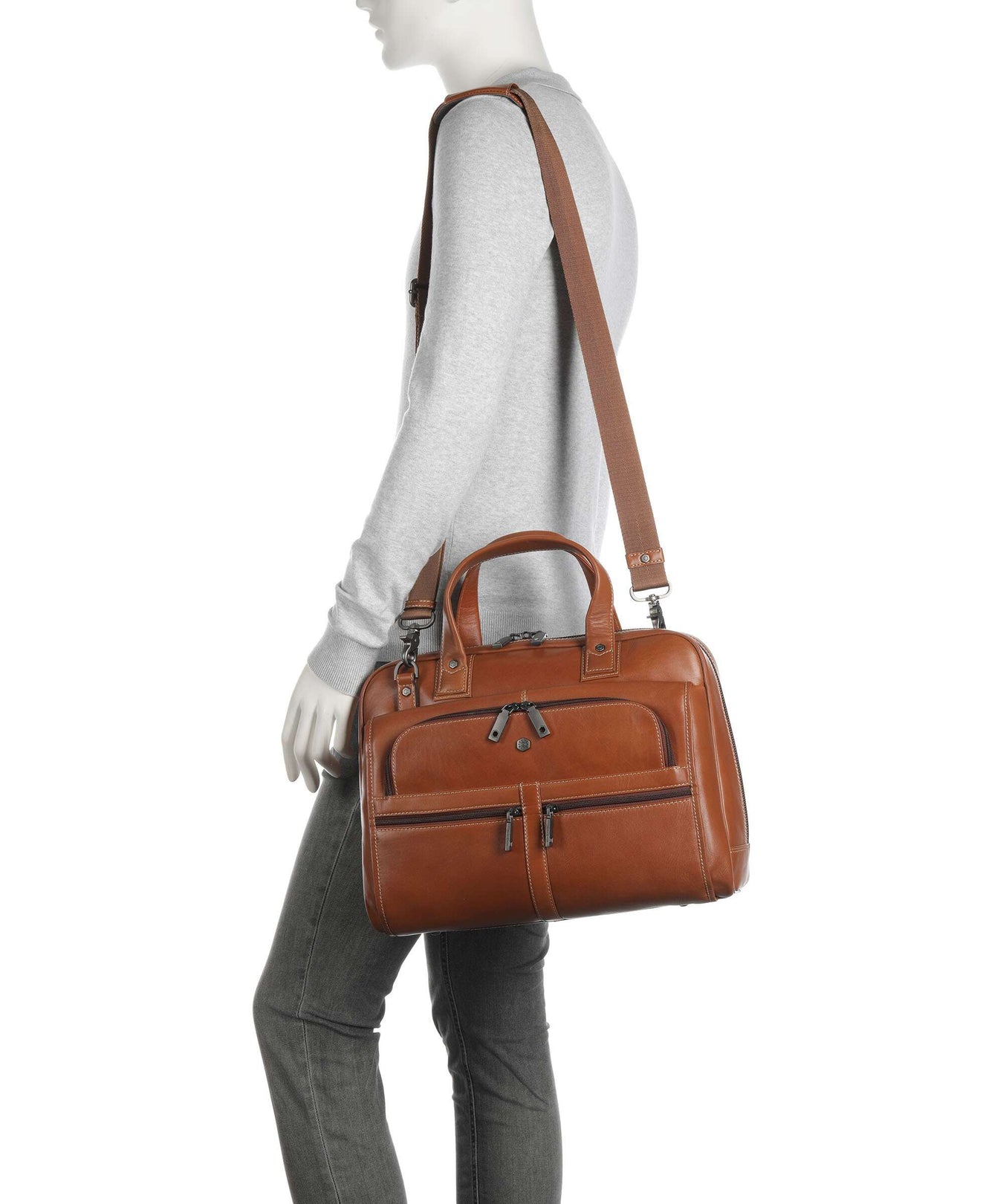 Jekyll & Hide Montana Briefcase colt