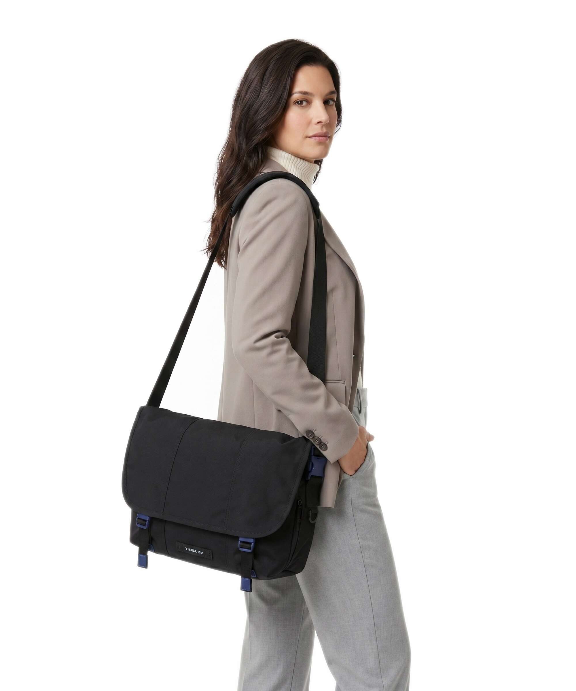 Timbuk2 Flight Classic M Briefcase jet black/blue wish
