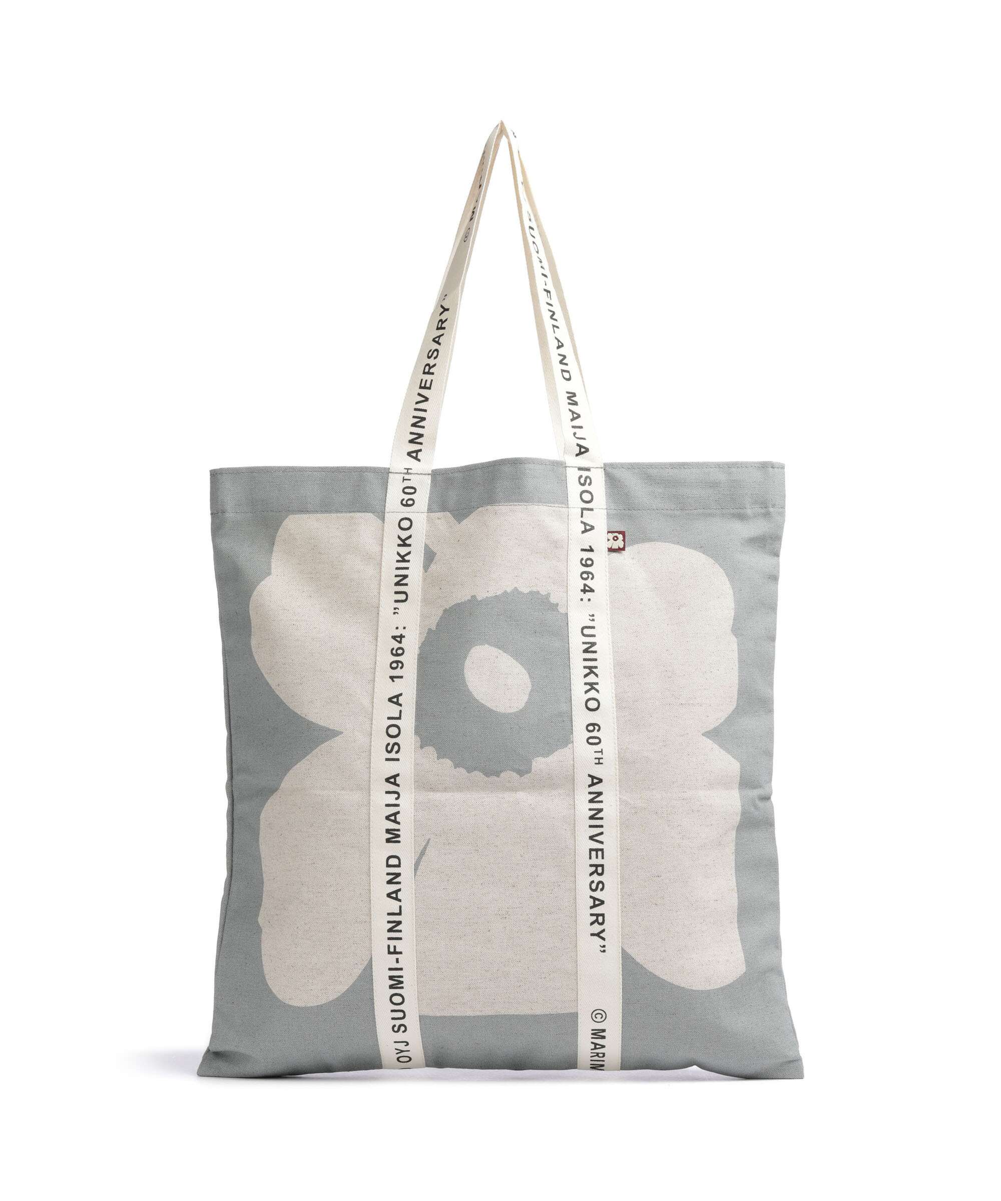 Marimekko Carrier Unikko Midi Tote bag offwhite/grey