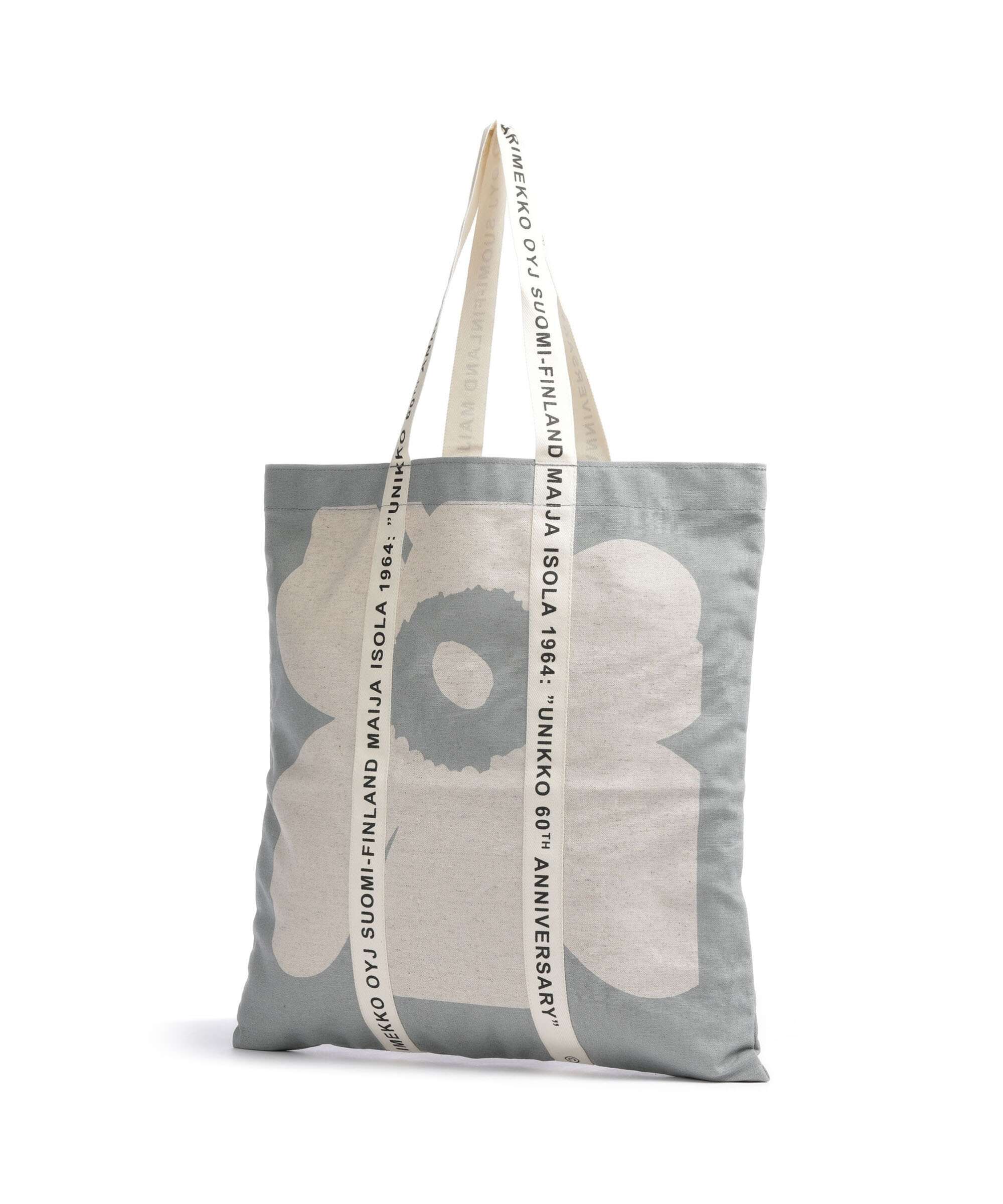 Marimekko Carrier Unikko Midi Tote bag offwhite/grey