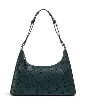 Marimekko Unikko Imprint Torba preko ramena dark green