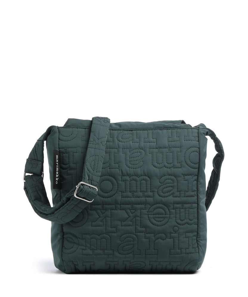 Marimekko Joy M Logo Crossbody bag dark green