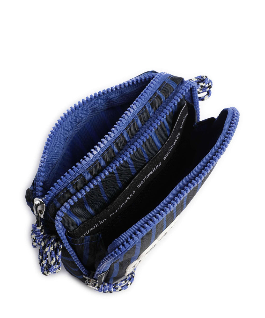 Marimekko Iloisa Kioski Crossbody bag blue/black/dark grey
