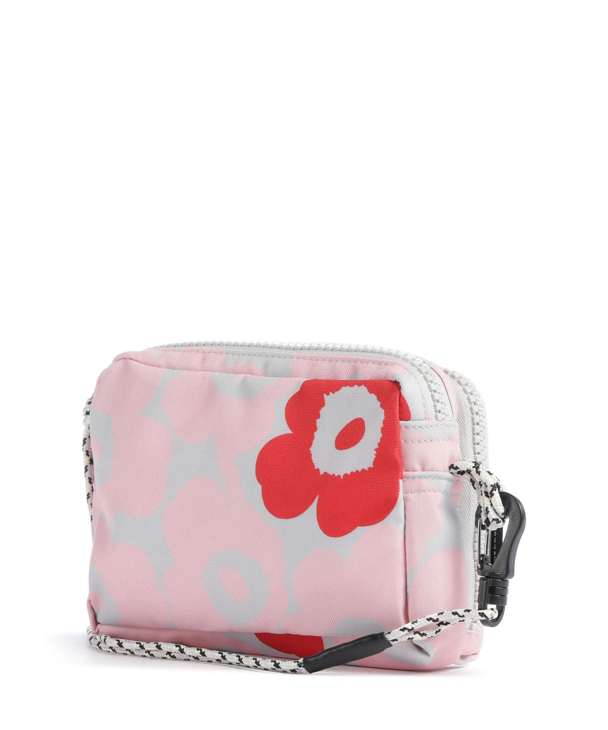 Marimekko Iloisa Unikko Kioski Mini Crossbody bag light pink/grey/red