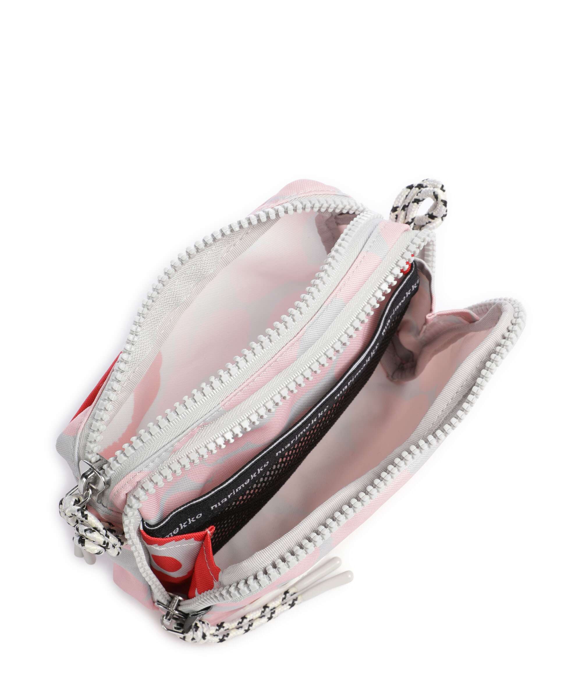 Marimekko Iloisa Unikko Kioski Mini Crossbody bag light pink/grey/red