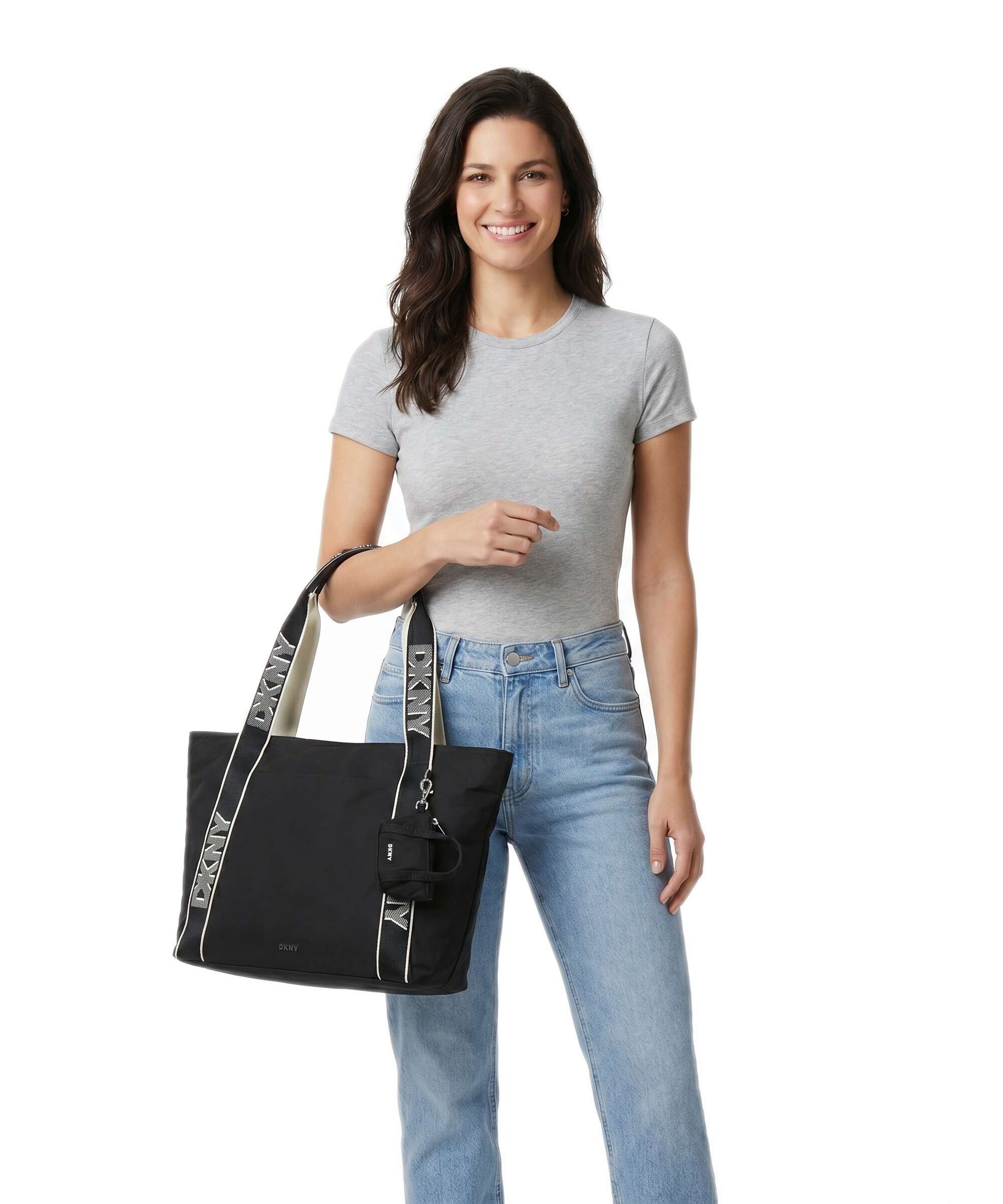 DKNY Lottie Large Tote bag black/silver