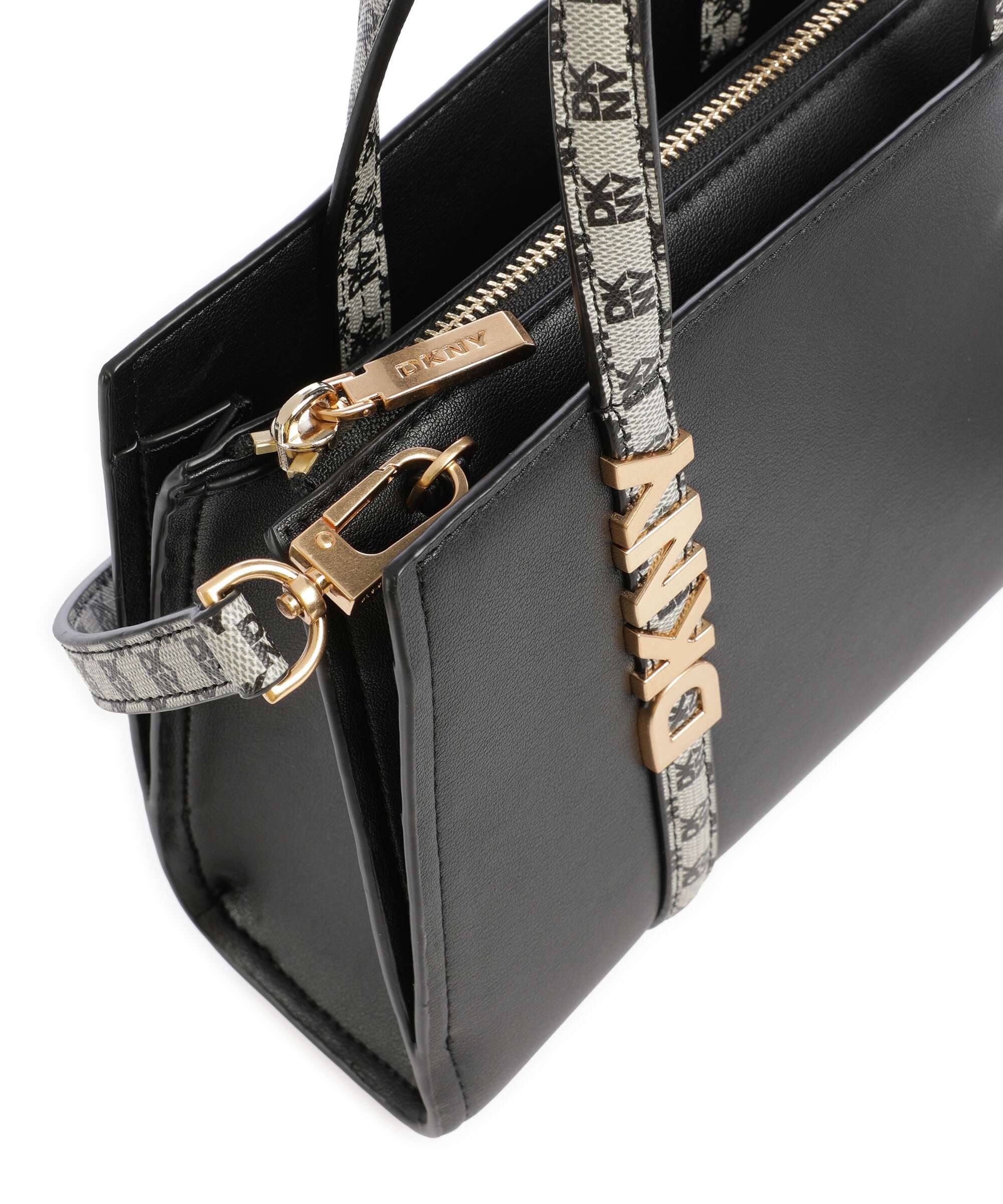 DKNY Avril Small Handbag black/gold