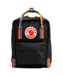 Fjällräven Kånken Rainbow Mini Ruksak schwarz