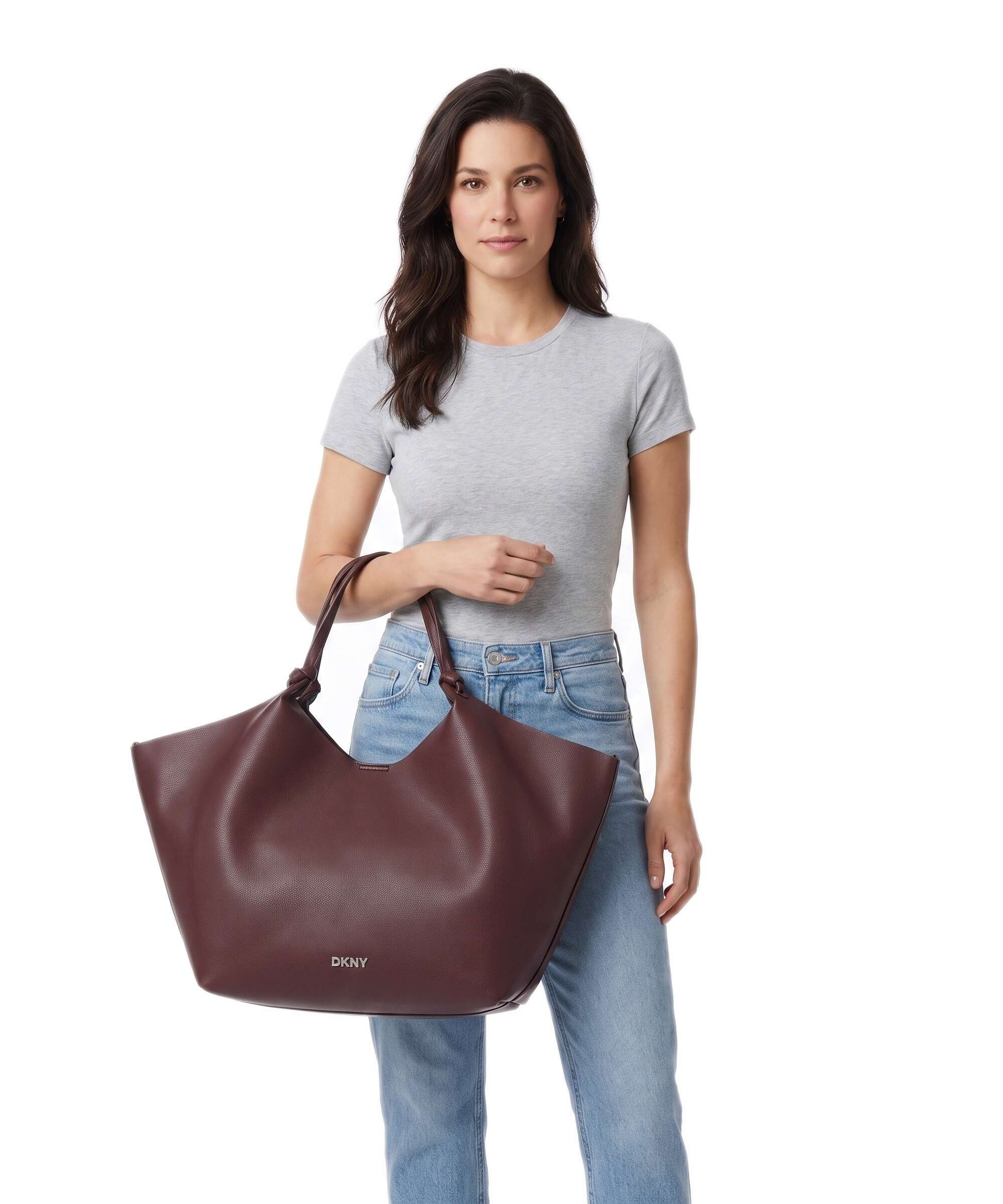 DKNY Paula Large Tote bag aged wine