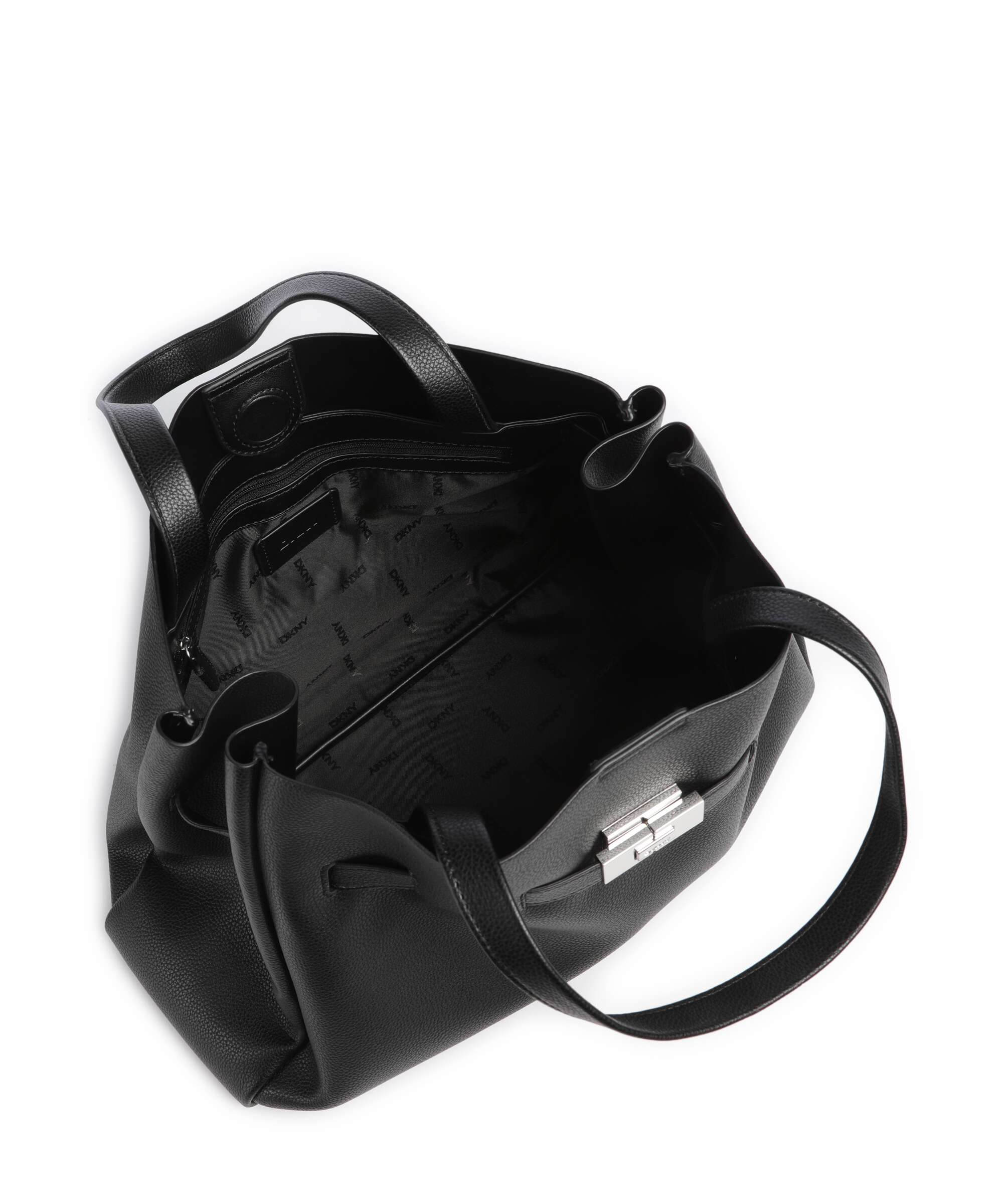 DKNY Bryar Large Handbag black/silver