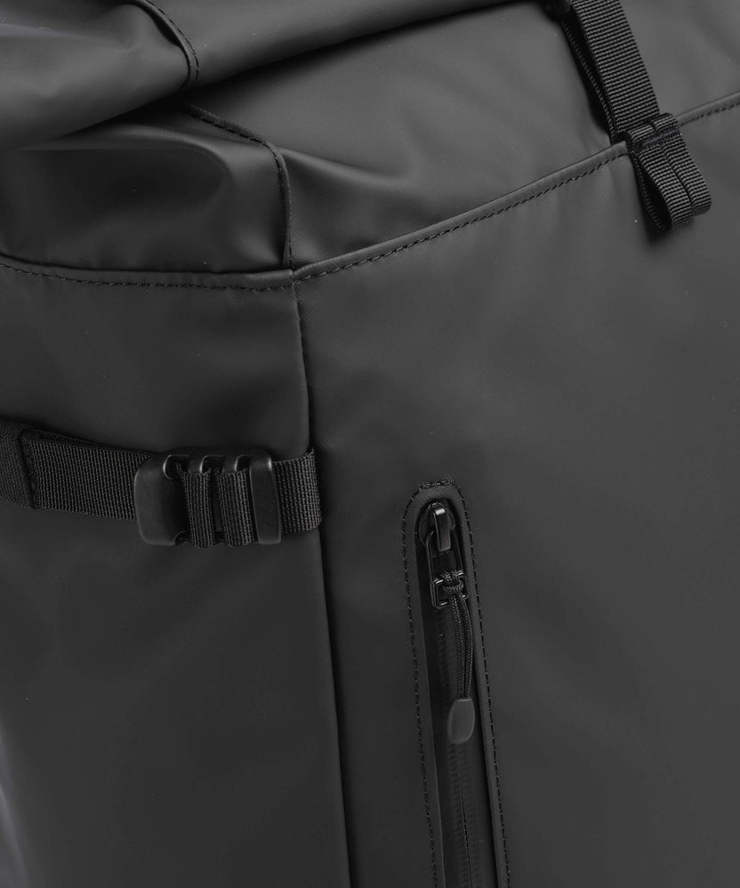 Sandqvist Stream L Rolltop backpack black