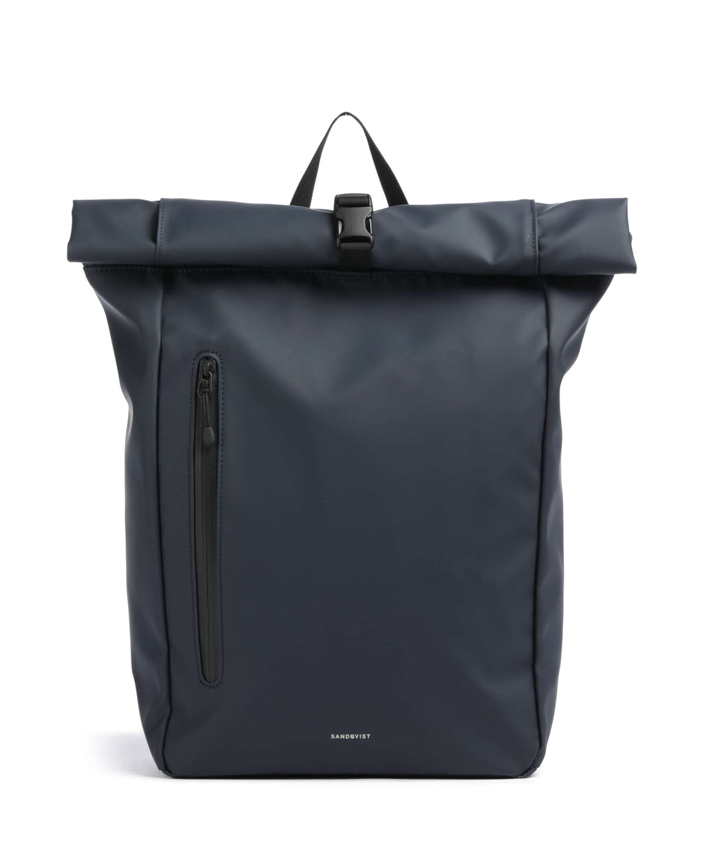 Sandqvist Stream Rolltop backpack navy