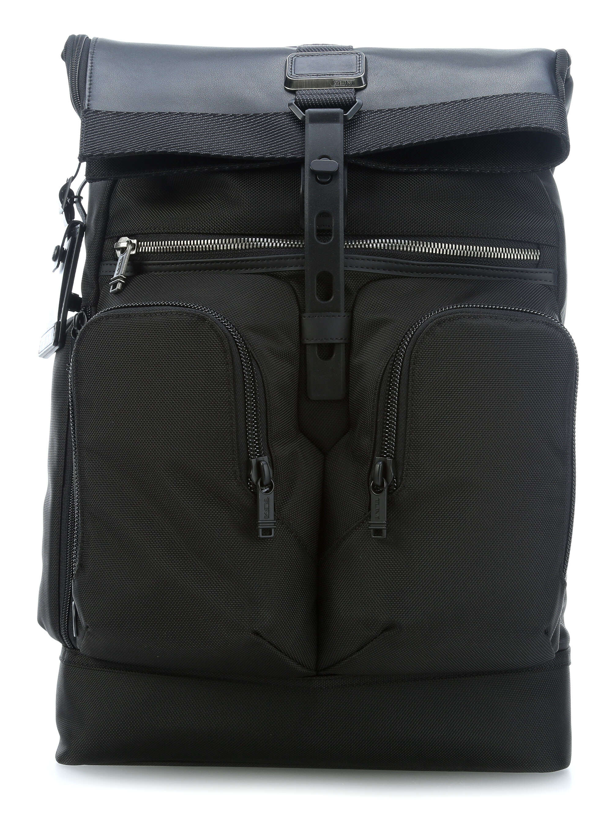 tumi Alpha Bravo London Rolltop backpack black