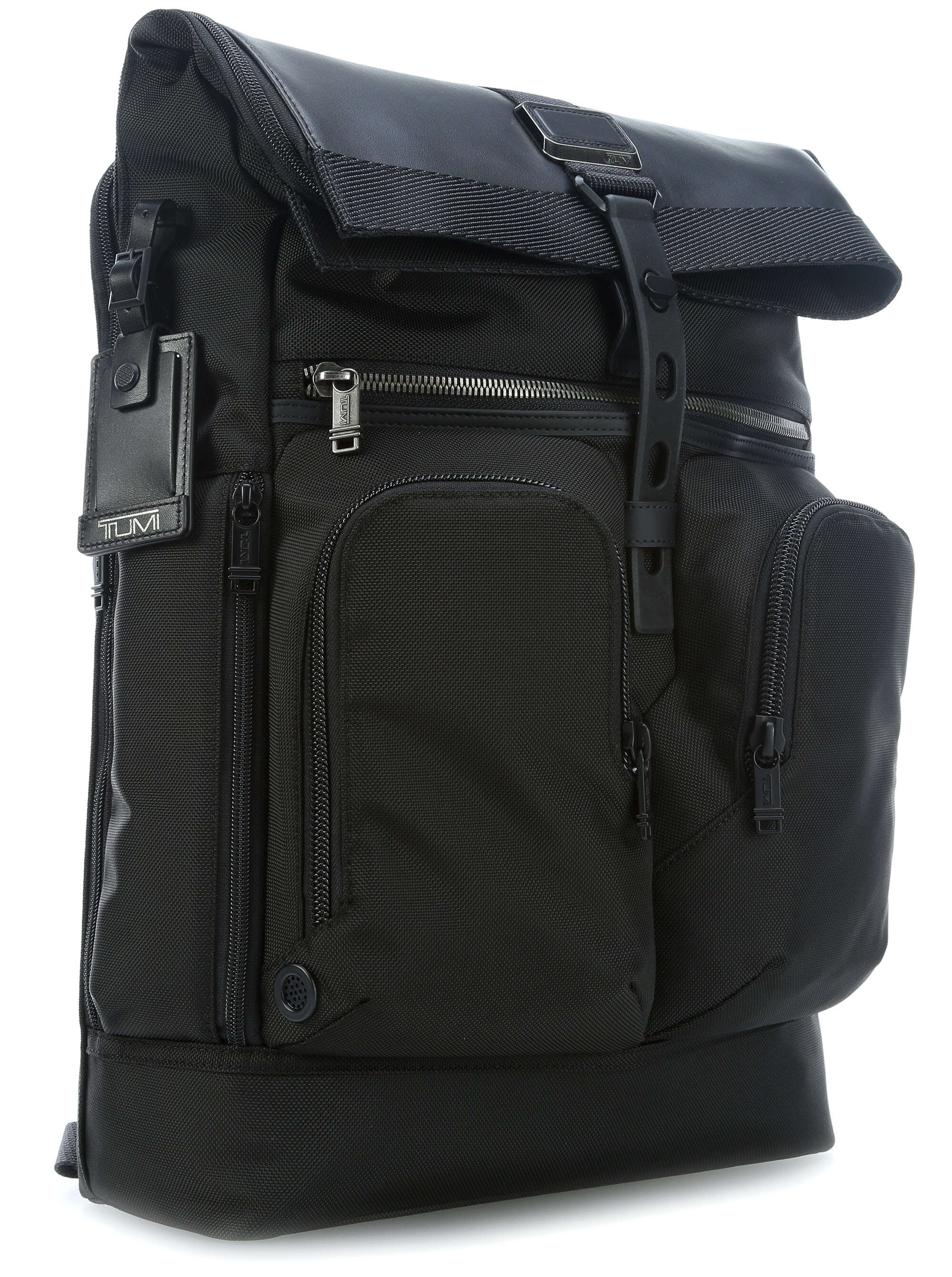 tumi Alpha Bravo London Rolltop backpack black