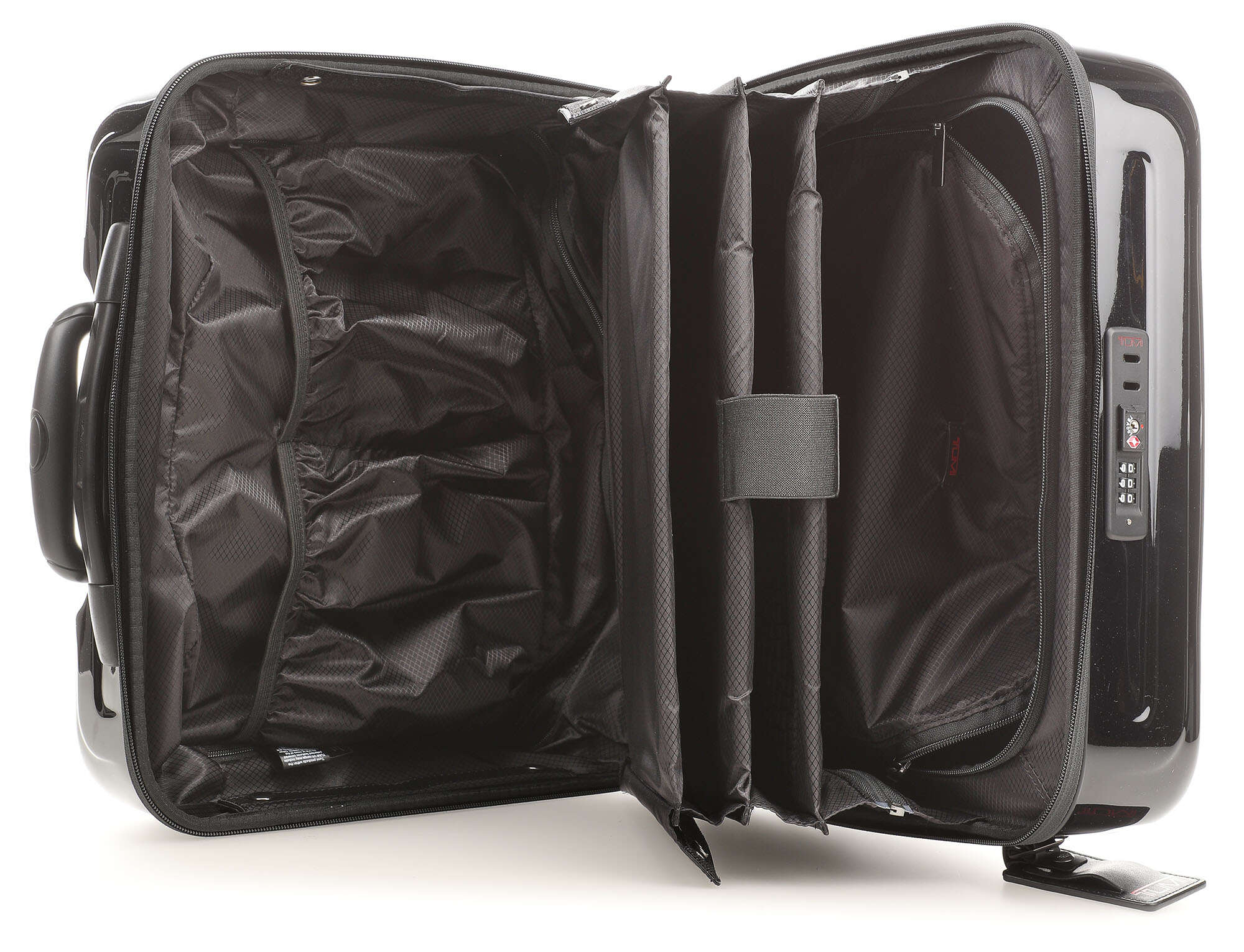 tumi V4 Rolling briefcase black