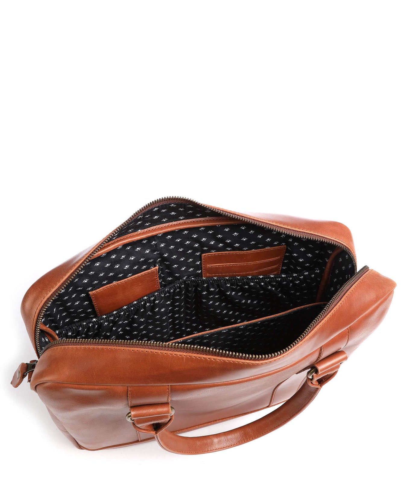 Buckle & Seam Everett Briefcase cognac