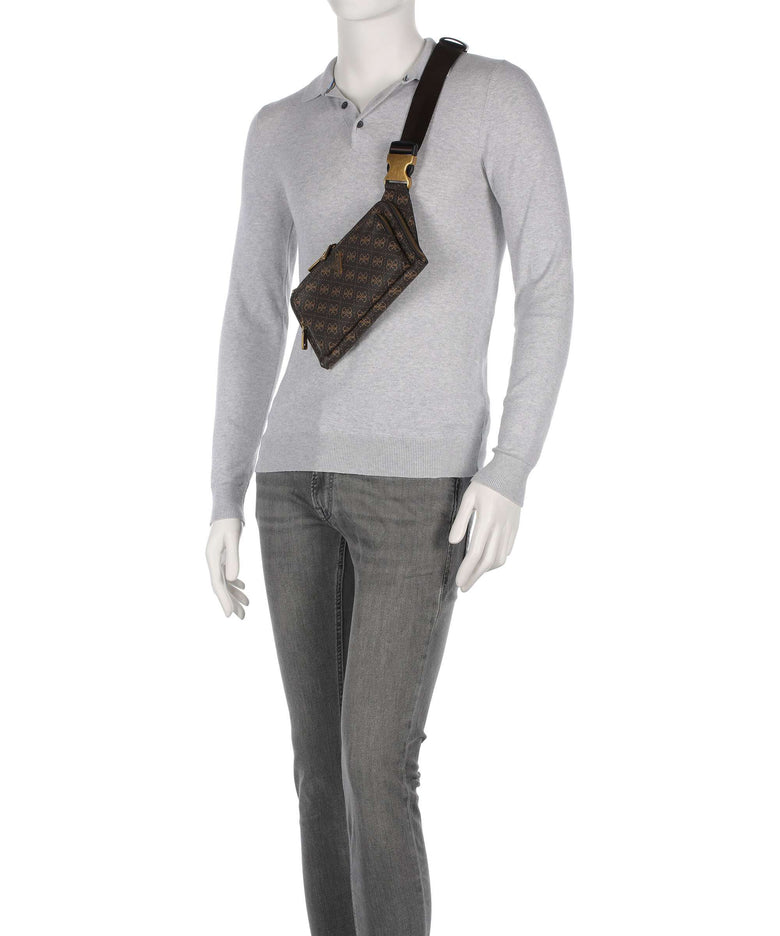 Guess Milano 4G Eco Fanny pack brown/ochre