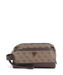 Guess Milano 4G Eco toaletna torbica beige/brown