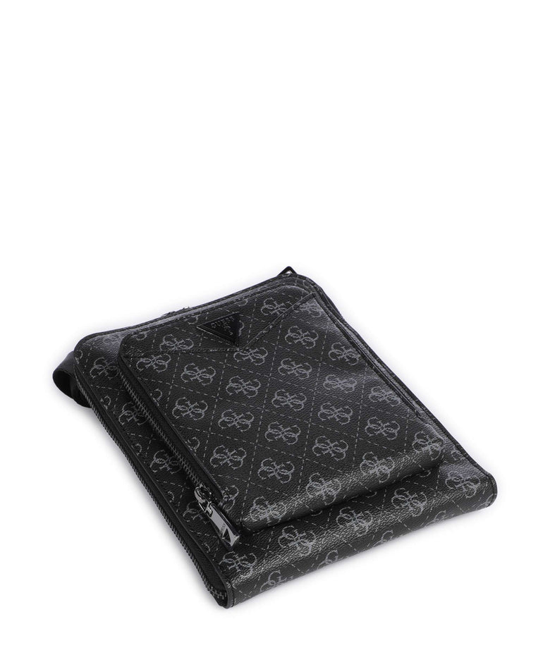 Guess Siena 4G Eco Crossbody bag dark black