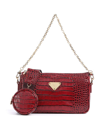 Maison Mollerus Croco Zell Torba preko ramena antique rot
