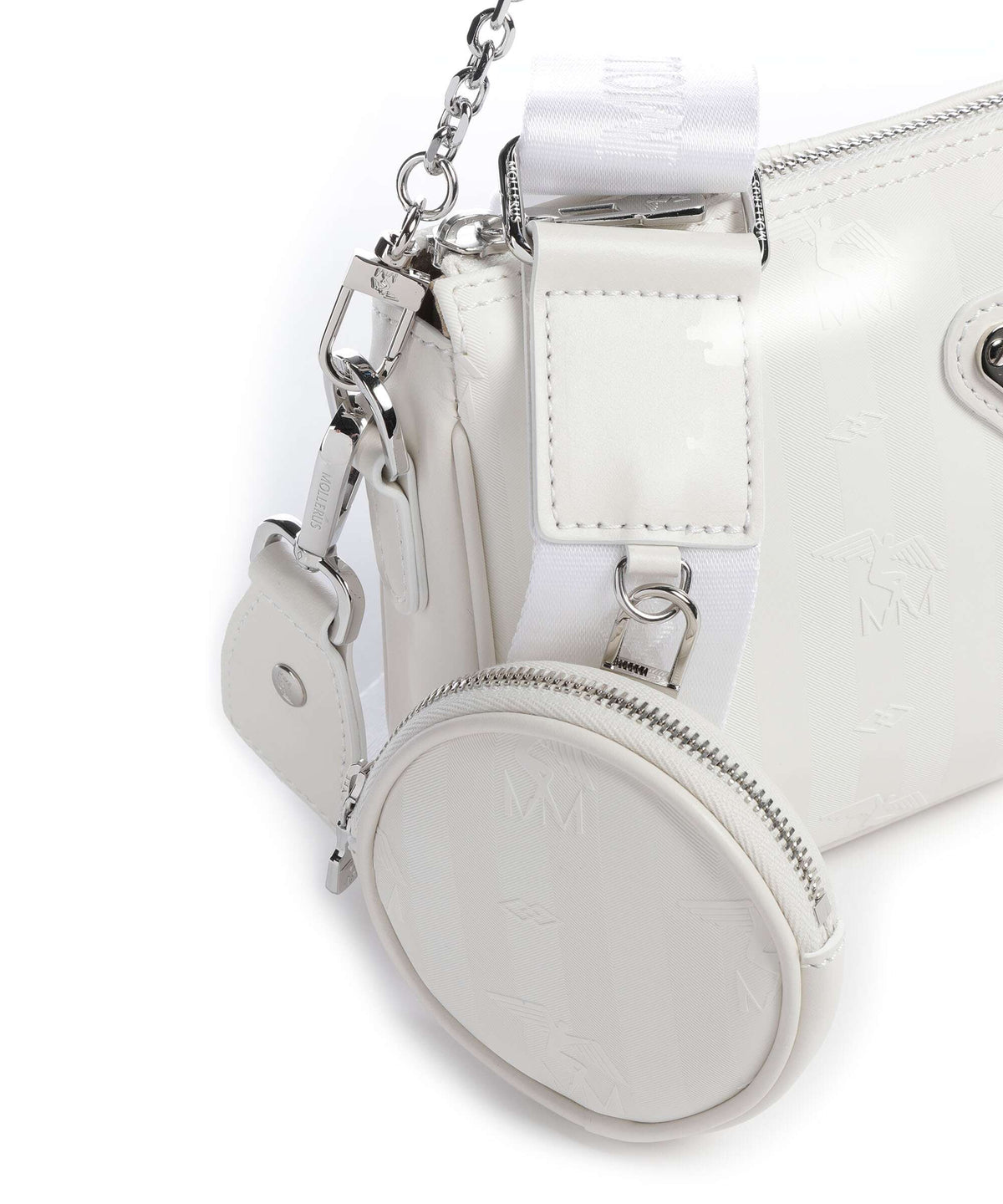 Maison Mollerus Vinerus Zell Shoulder bag snow weiss