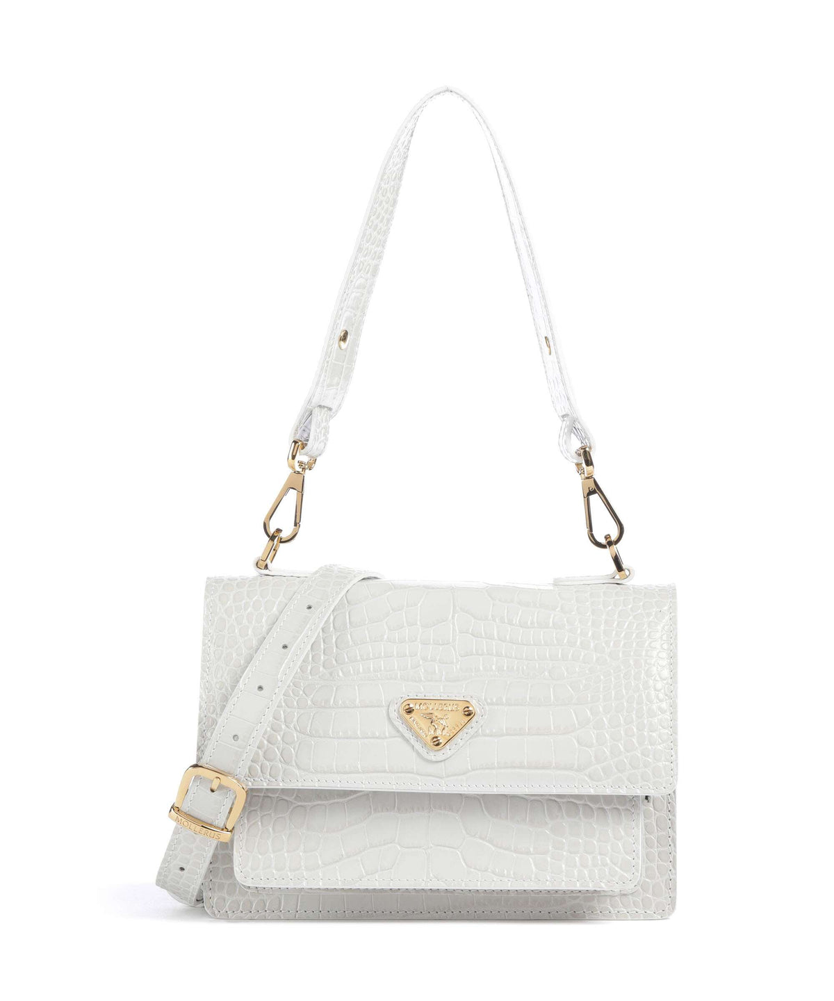 Maison Mollerus Ursy Shoulder bag snow weiss