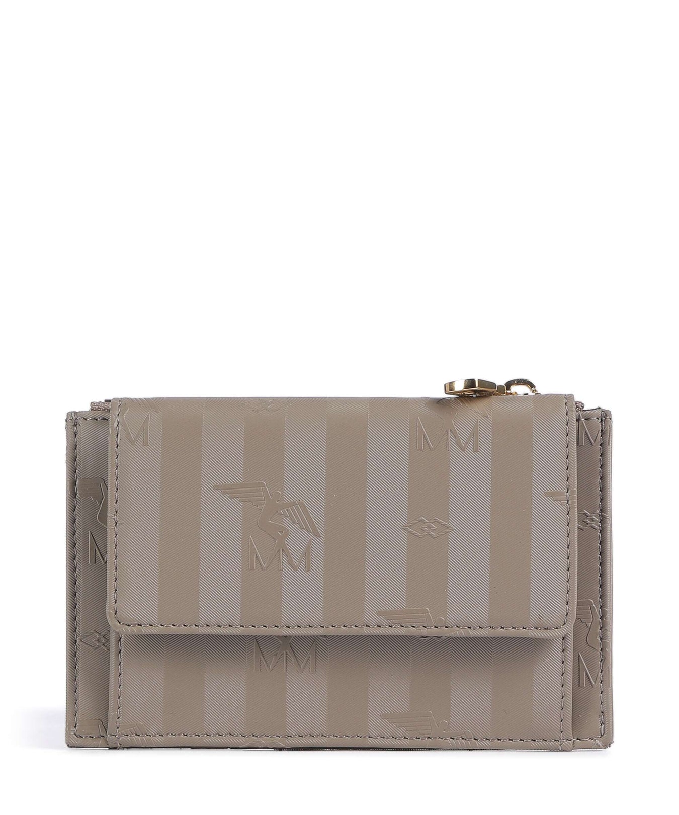 Maison Mollerus Canvas Buin Credit card holder taupe grau