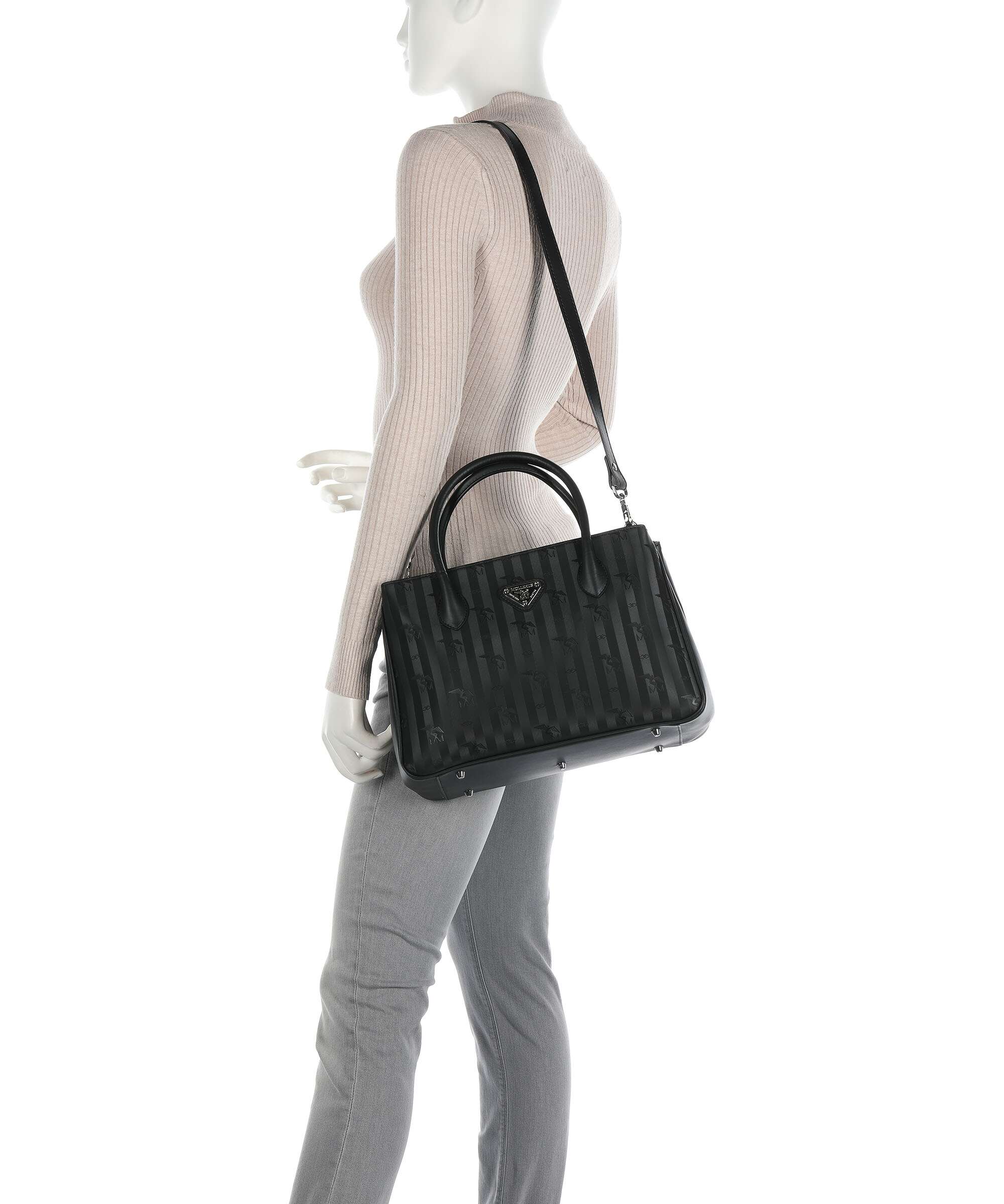 Maison Mollerus Vinerus Donat Handbag black