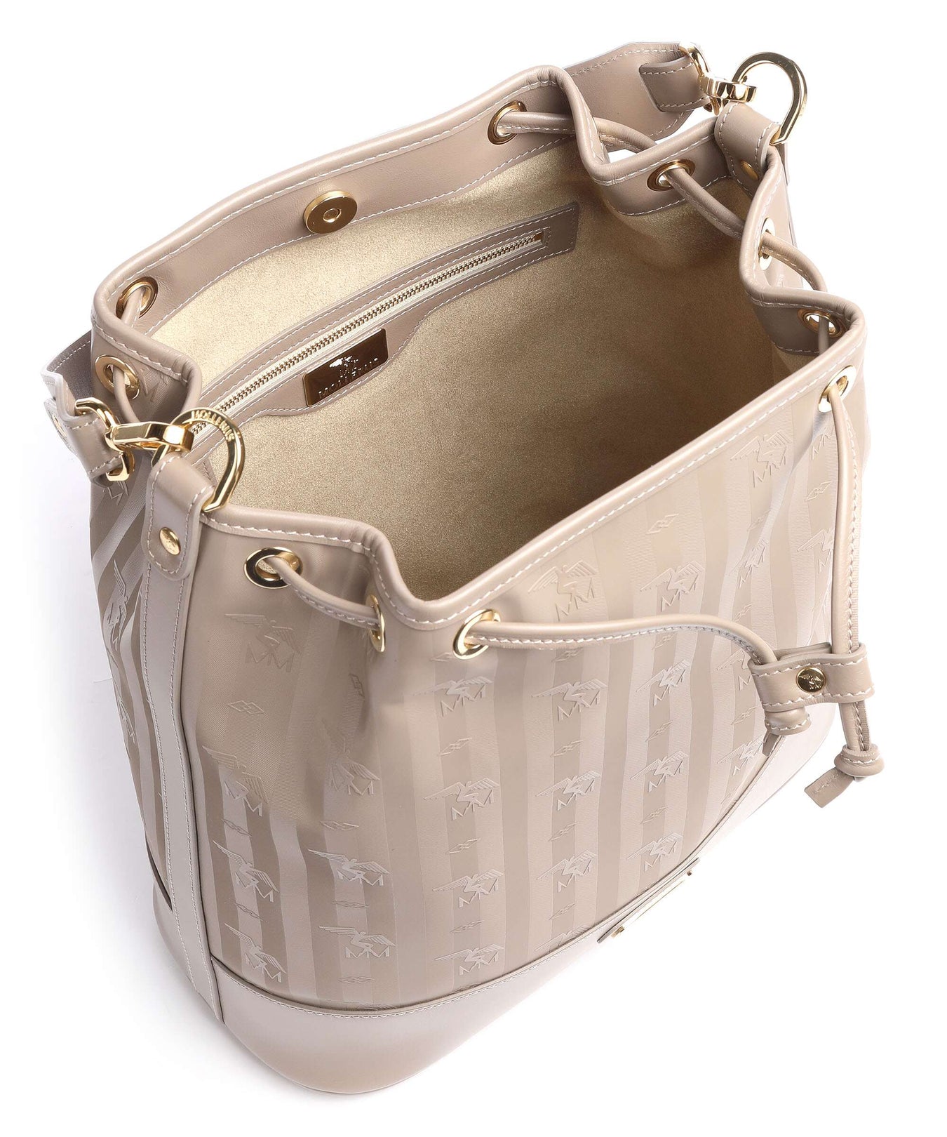 Maison Mollerus Vinerus Niesen Bucket bag taupe