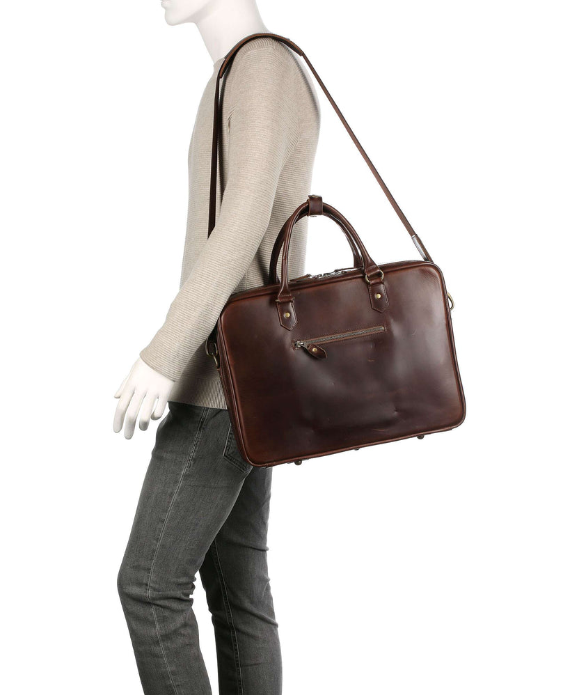 Buckle & Seam Albert Briefcase brown