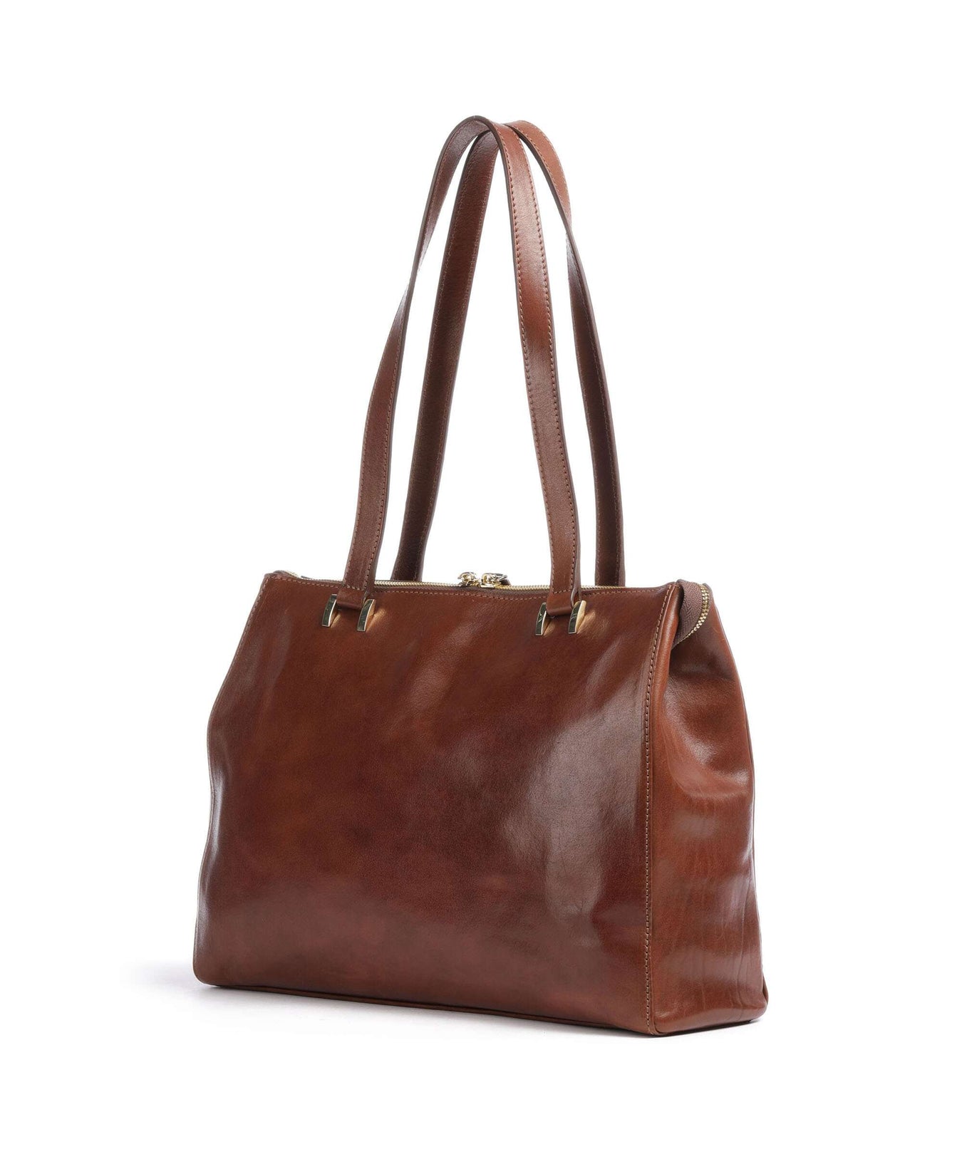 Giudi Crown Tote bag brown